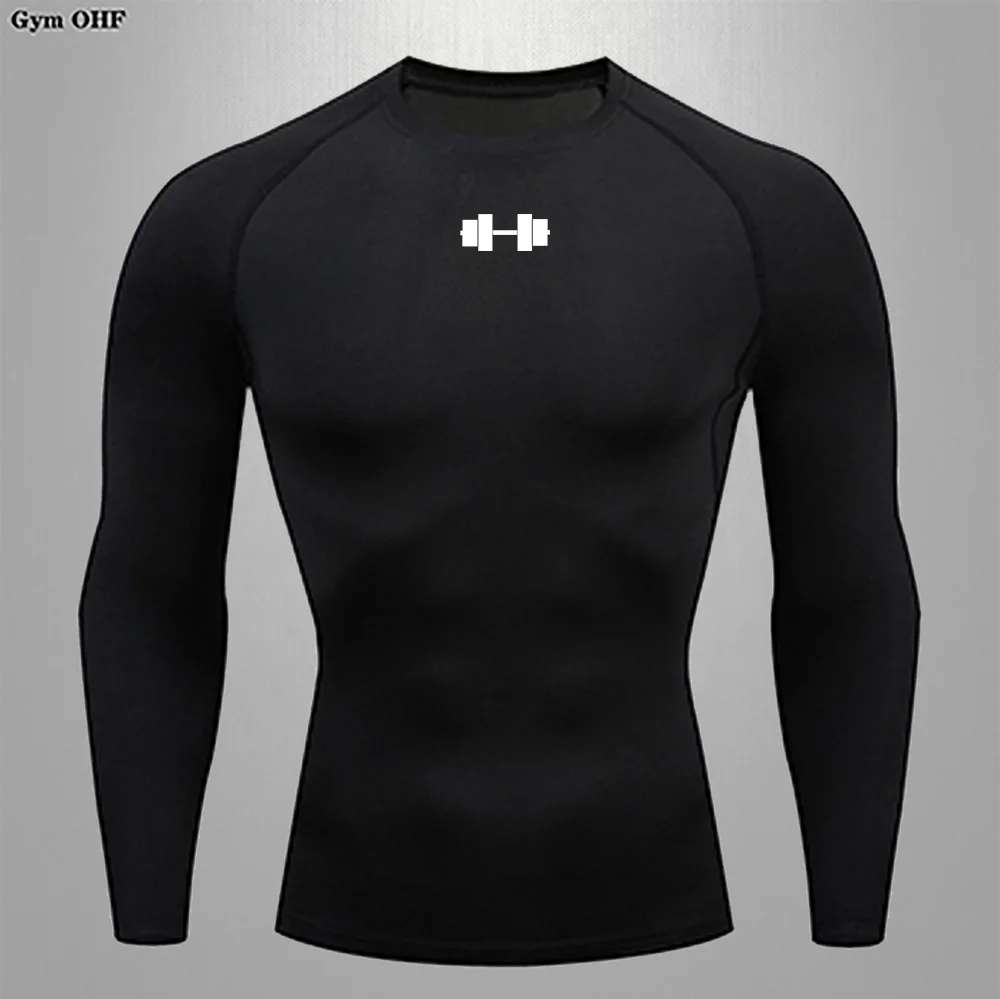 Printed Sportswear Round Neck 2025 New Stylish Long Sleeve Outdoor Men's Clothing Skin-Friendly With Milk Silk Shirts Quick Dry
