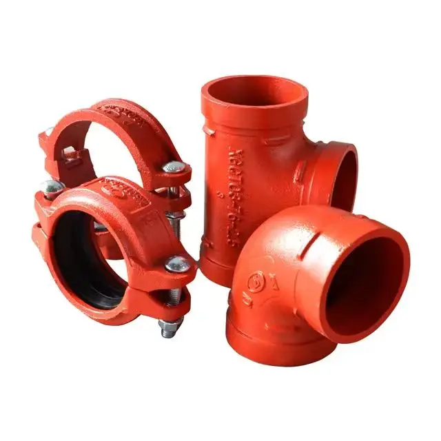 Slotted Rigid Goint Grooved Fitting Flexible Coupling for Fire Fighting