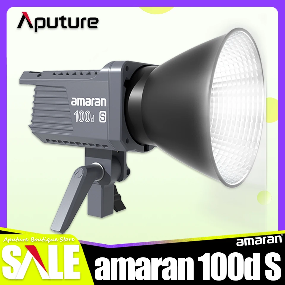 Aputure Amaran 100d S 100W Daylight Led Video Light for Studio Photography with APP Control Bowens Mount CRI 96+ TLCI 99+