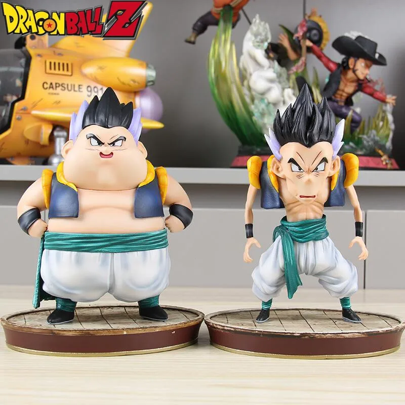 18cm Drachen ball Anime Figur gk Gotenks Ensemble gescheitert Fett dünne PVC-Action figur Ornamente Sammlung Modell Spielzeug Kinder Geschenke