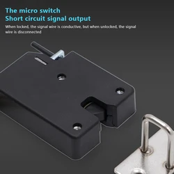 DC 5V 12V 24V Mini Small Electric Control Cabinet Door Lock Cabinet Lock Locker Drawer Lock Electronic Lock Access Control