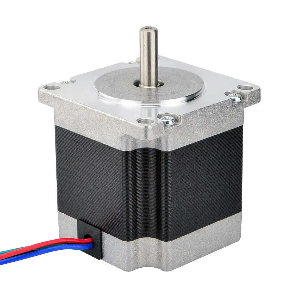 3PCS Nema 23 Stepper Motor 1.26Nm(178.4oz.in) 56mm 2.8A 4-lead Nema23 Step Motor 6.35mm Shaft for  CNC 3D Printer