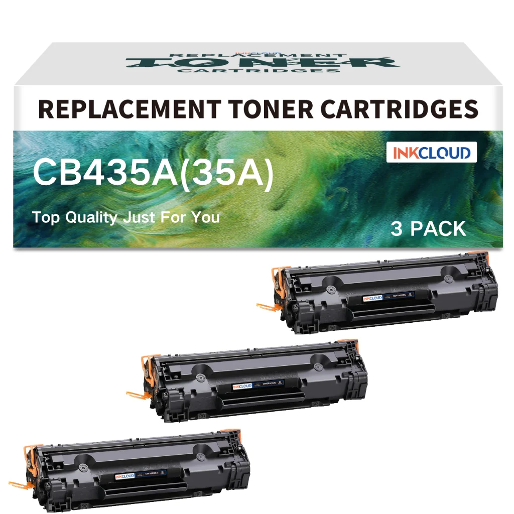 

INKCLOUD 35A CB435A Compatible Toner Cartridge High Yield Replacement for HP 35A CB435A for P1006 P1009 P1002 P1003 P1004 P1005