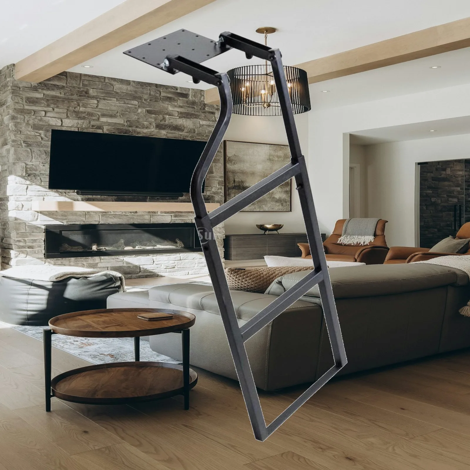 Pickup Truck tailgates Ladder Anti-Slip Retractable tailgates Ladder Load