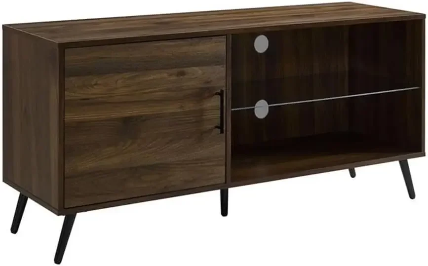 

Saxon Modern Glass Shelf TV Stand for TVs up to 58 Inches, 52 Inch