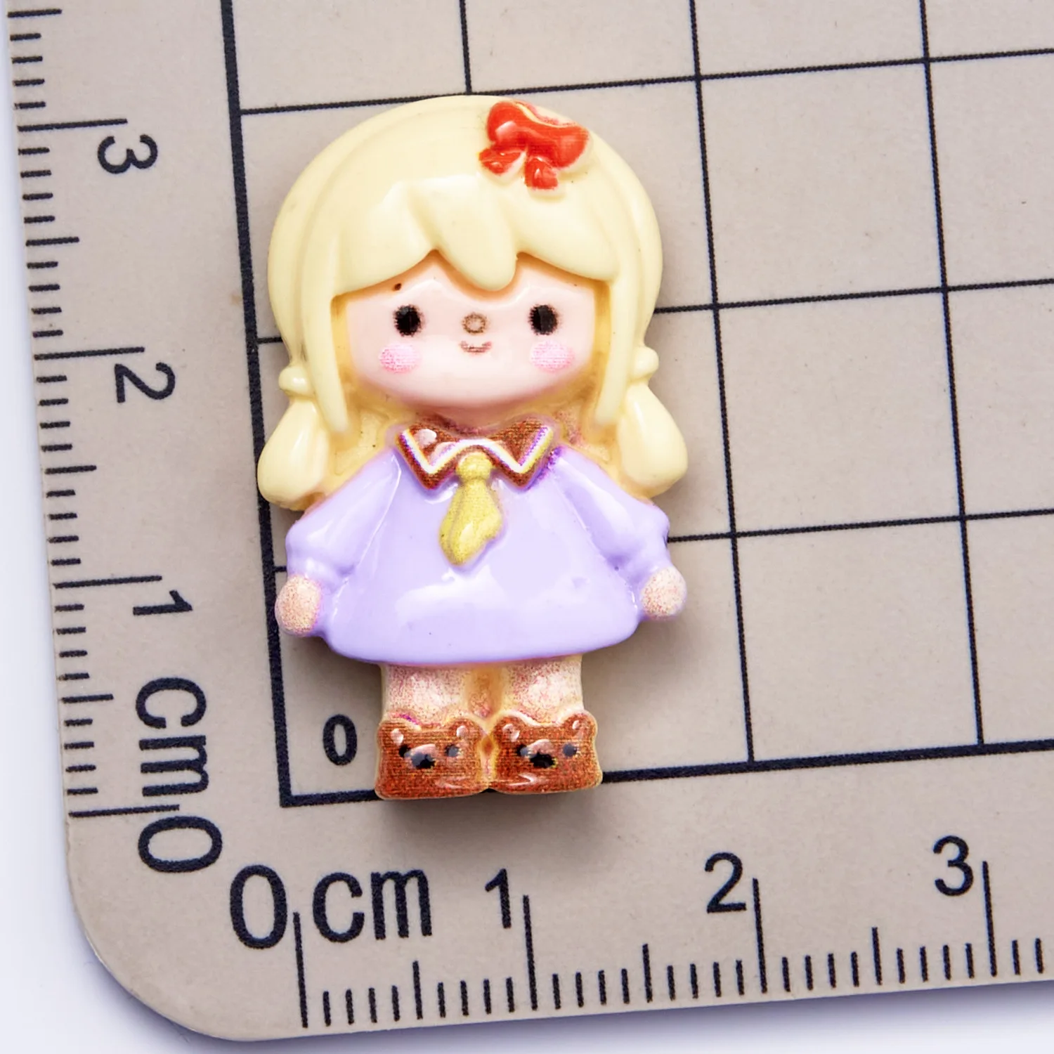 10PCS Colorful little girl new cartoon handmade cream glue resin small accessories DIY jewelry hair card hairpin pendant hanging