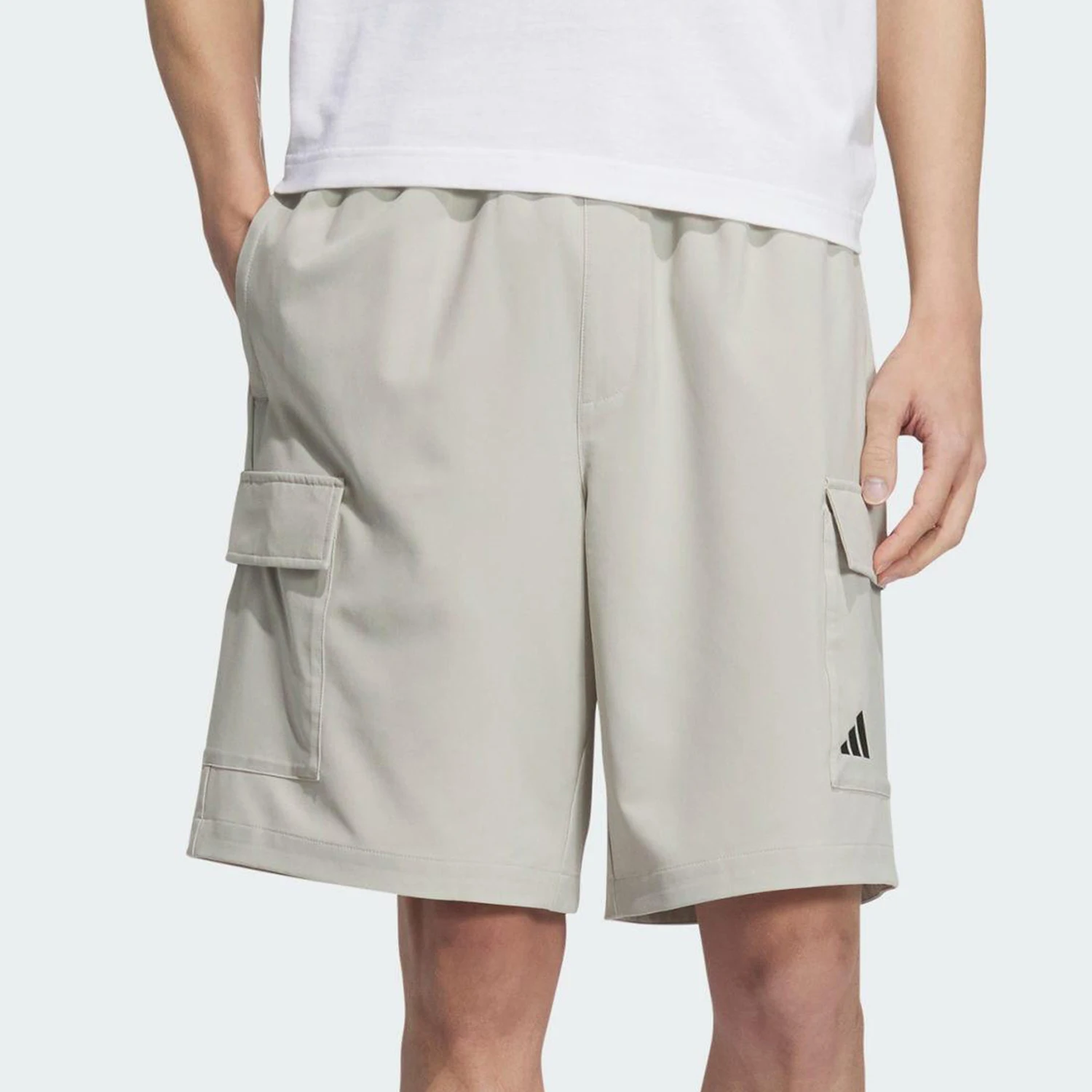 

Официальные мужские дышащие тканые шорты Adidas Genuine 2025 для тренировок KC3095