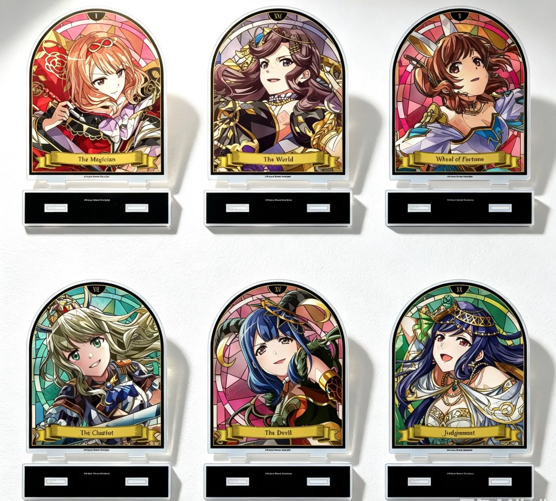 15cm Revue Starlight Anime Acrylic Standing Sign Board Desktop Ornament Accessories Goods Collection Holiday Gifts  Keychains