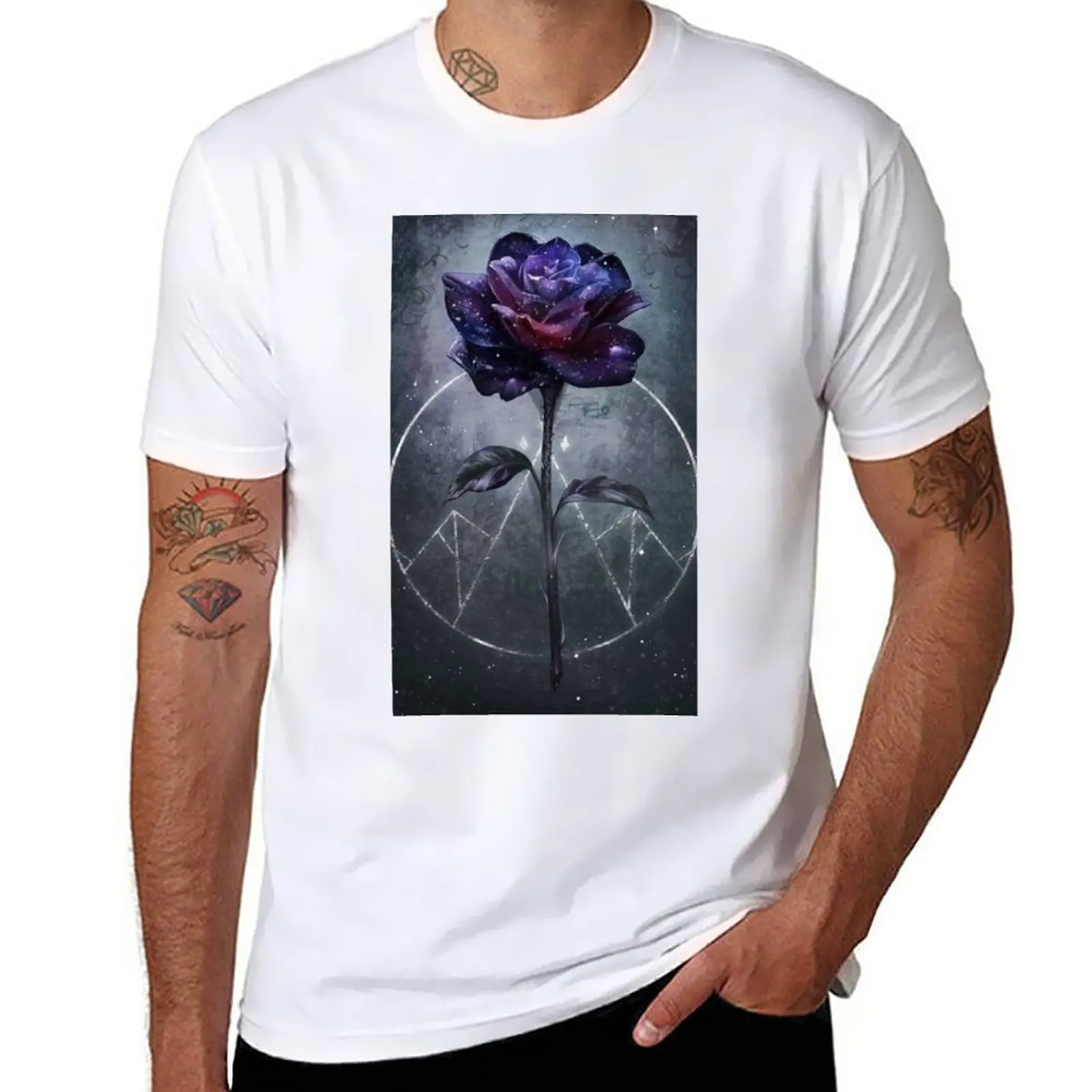 New Aesthetic Rose Acotar T-Shirt oversized t shirt summer tops summer top mens graphic t-shirts pack