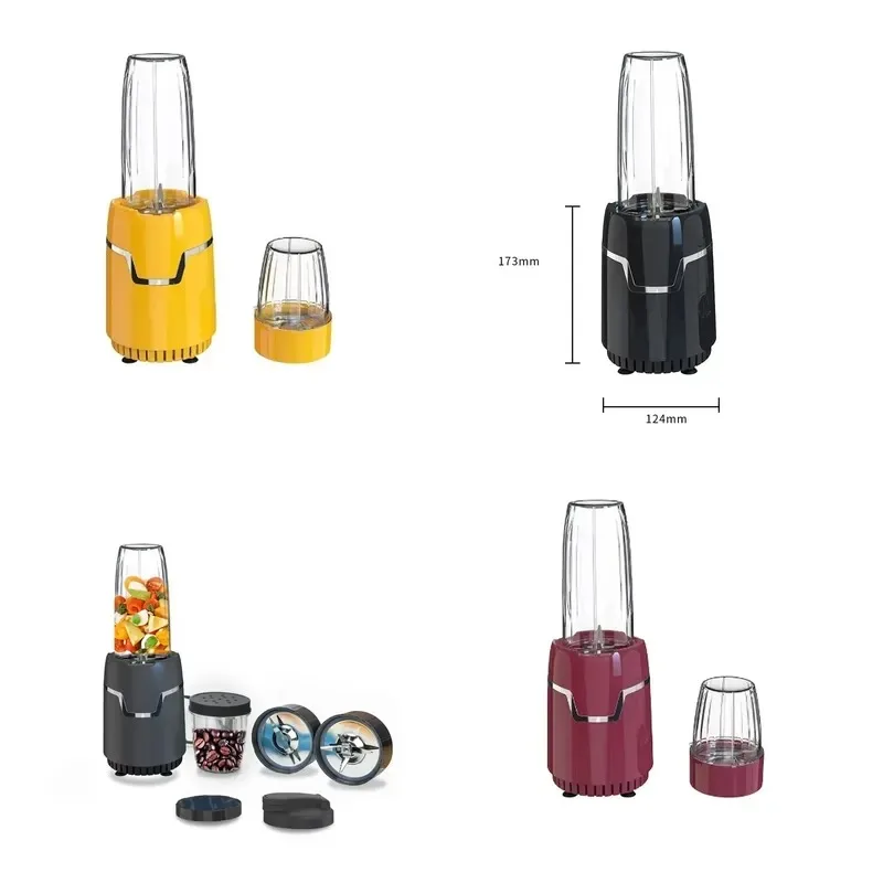 600ML powerful personal blender, electric juicer blender, BPA bottle free, easy to drink 800W