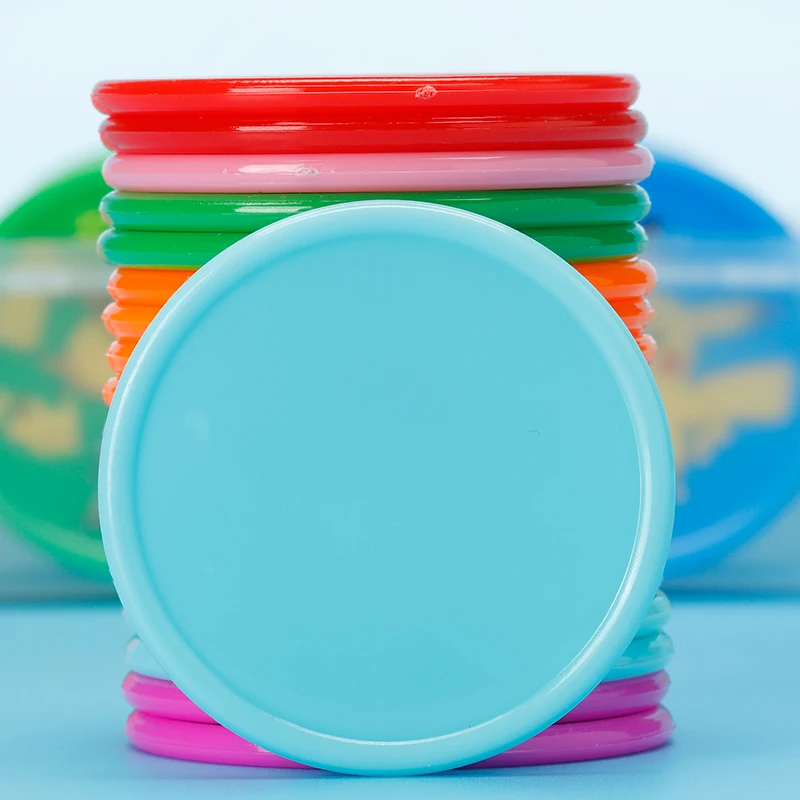100 Pièces Plastique Bingo Puces-Coloré En Plastique Poker Jetons De