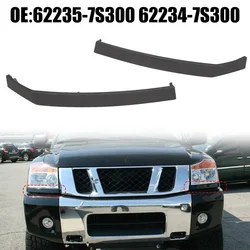 Car Headlight Molding Trim Lower Filler Pair For Nissan Armada 05-07 62235-7S300 Car Headlight Decorate Strips Car Parts