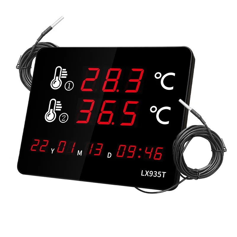 Imagem -04 - Digital Water Temperature Sensor Hidrômetro e Termômetro Sonda para Piscina Aquário Relógio de Parede Casa