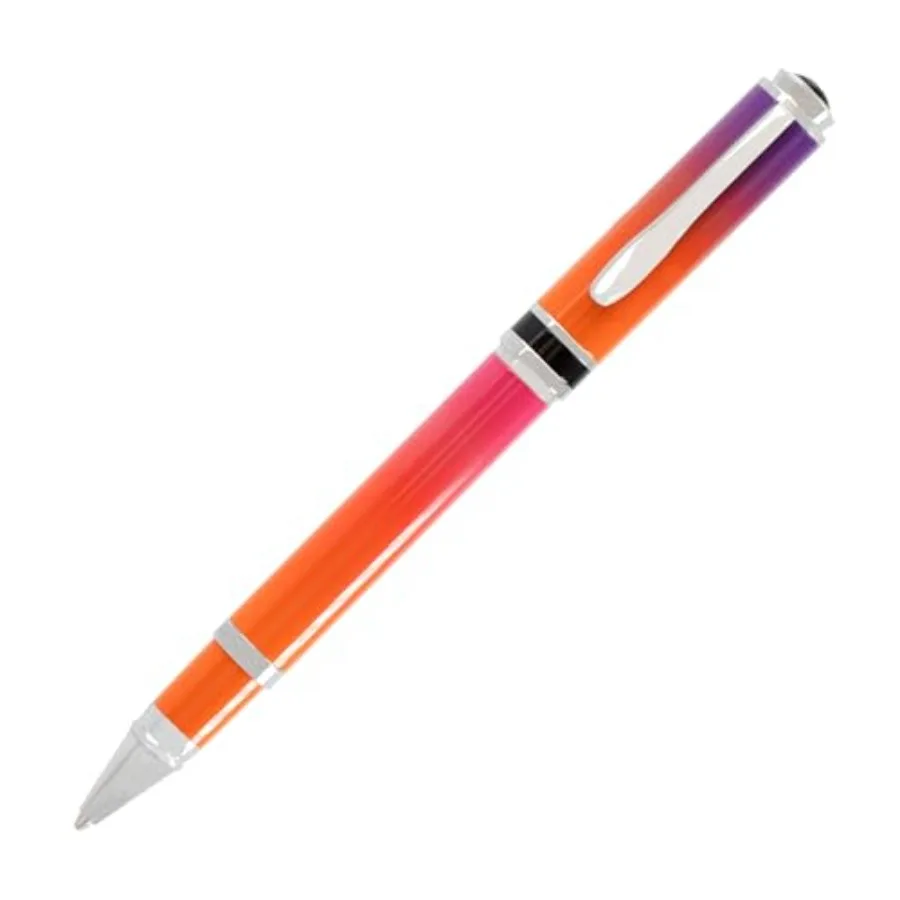 

USA Innova Ombre Fusion Harmony Purple/Orange/Pink Gradient Finish Rollerball Pen - Refillable Gift Case Luxury Pen