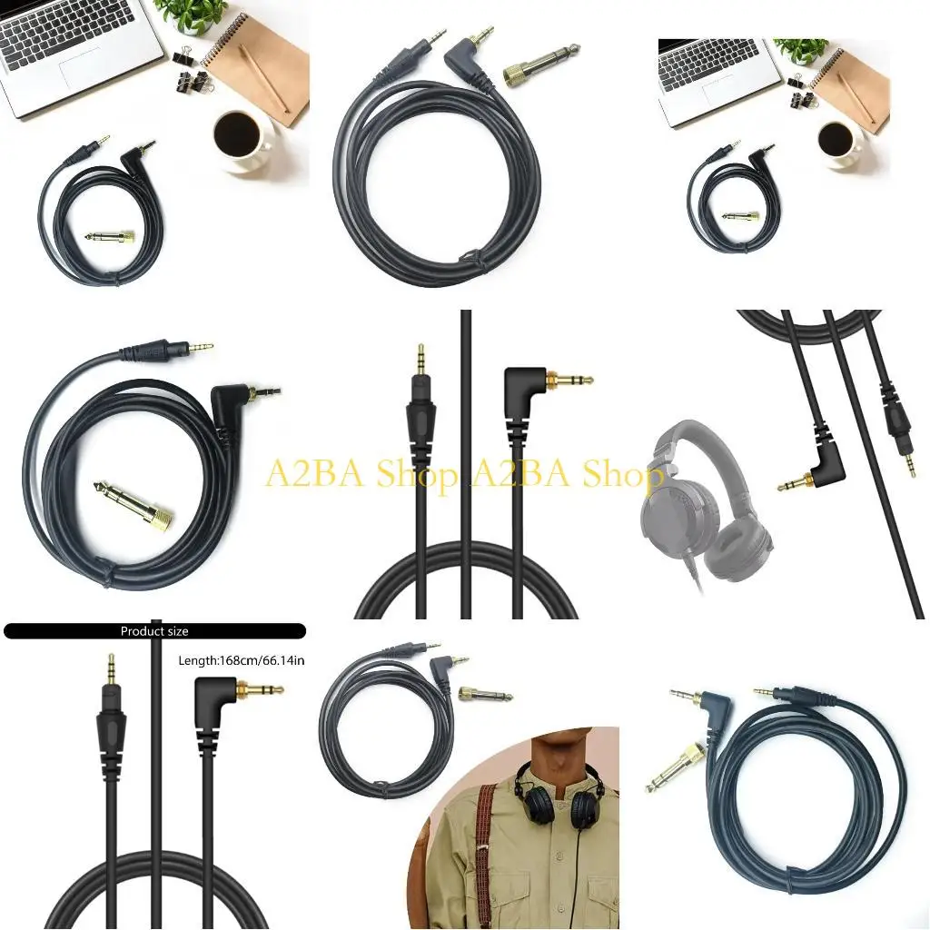 a2ba-25mm-～-35mm-ヘッドフォンケーブルコード-5-ヘッドセット交換用接続ワイヤー-180cm
