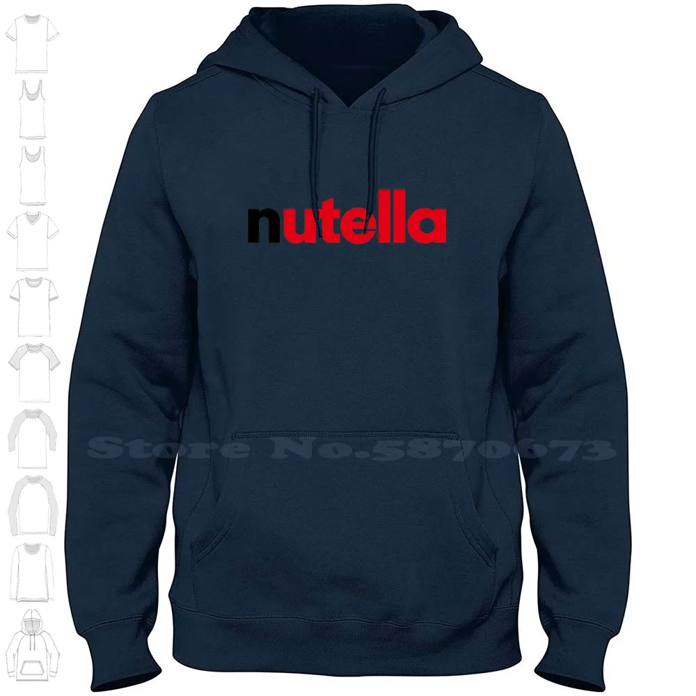 

Nutella Logo Fashion Sweatshirt Hoodie Top Quality Graphic 100% Cotton Hoodies