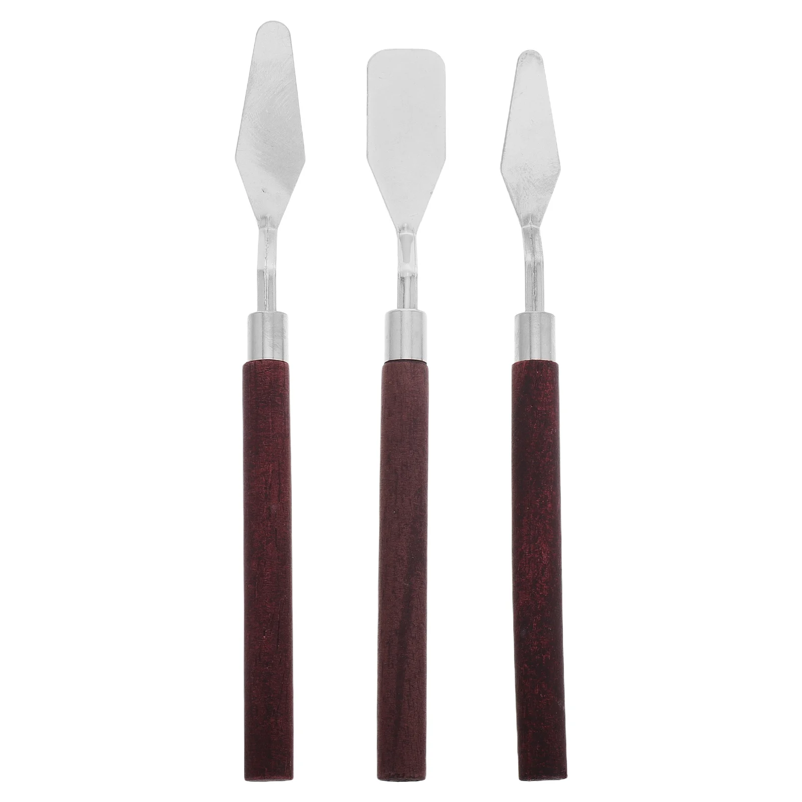 

3 PCS Oil Paint Scraper Drawing Knives Artist Painting Tools Color Mixing Artistic Knife Palette Flexible
