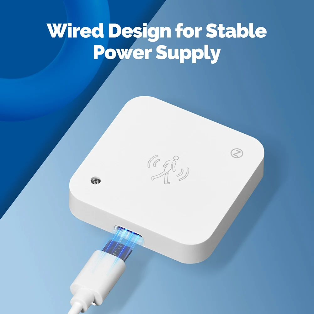 투야 와이파이 지그비 스마트 인체 감지 센서, 모션 MmWave 레이더 감지기, 조도 센서 포함, 스마트 홈 스마트 라이프 센서