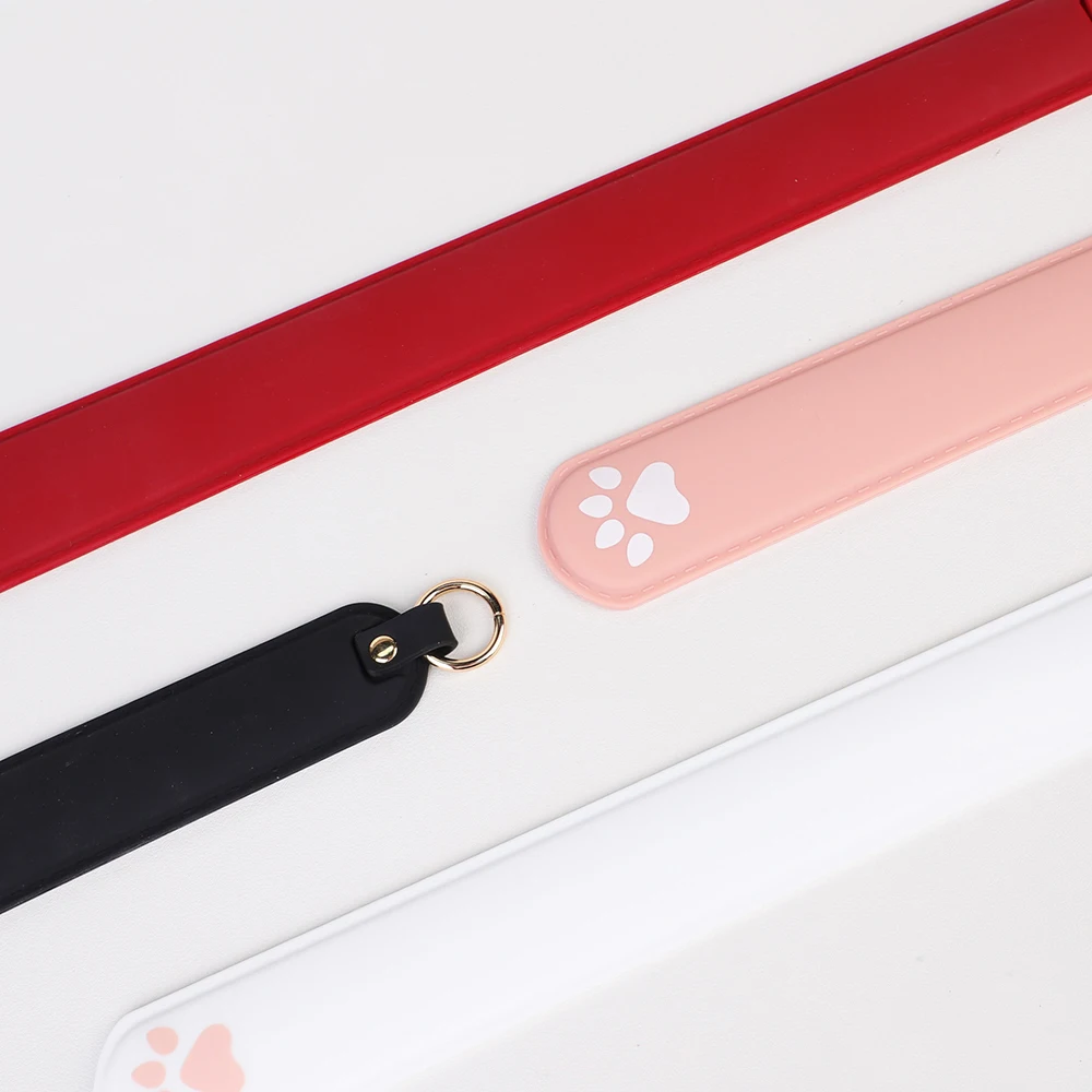 Kijka do klapsów ze skóry PU i silikonu, 42,5 cm, bicz jeździecki, kij do klapsów do treningu koni