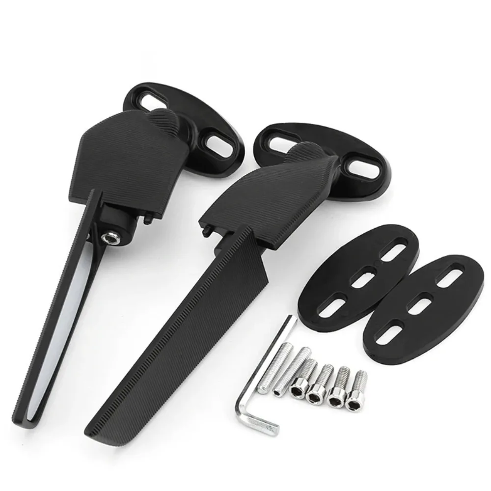 

Зеркало заднего вида для мотоцикла из нержавеющей стали, универсальные модифицированные зеркала с ветровым крылом для YAMAHA YZF R15 R25 R3 R1 R6 V2 V3