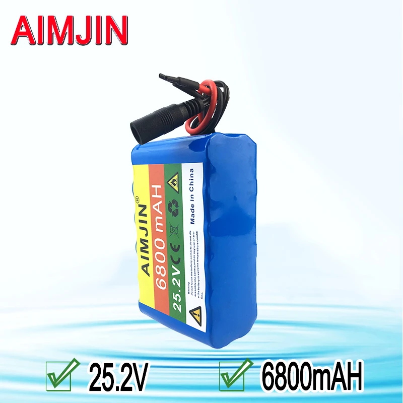 

25.2V 6800mAh Rechargeable Lithium Battery Pack 6S2P , Suitable for Power Supply of Electric Toys, Electronic Products etc