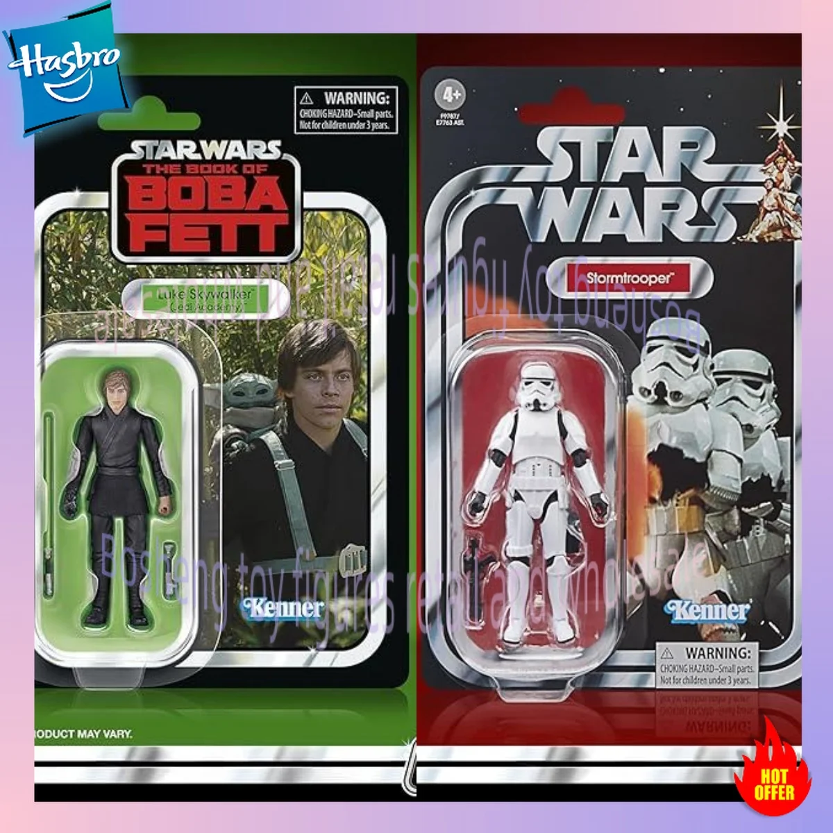 Figuras de acción coleccionables de STAR WARS The Vintage Collection, Luke Skywalker (Academia Jedi), Stormtrooper, A New Hope, de 3.75 pulgadas
