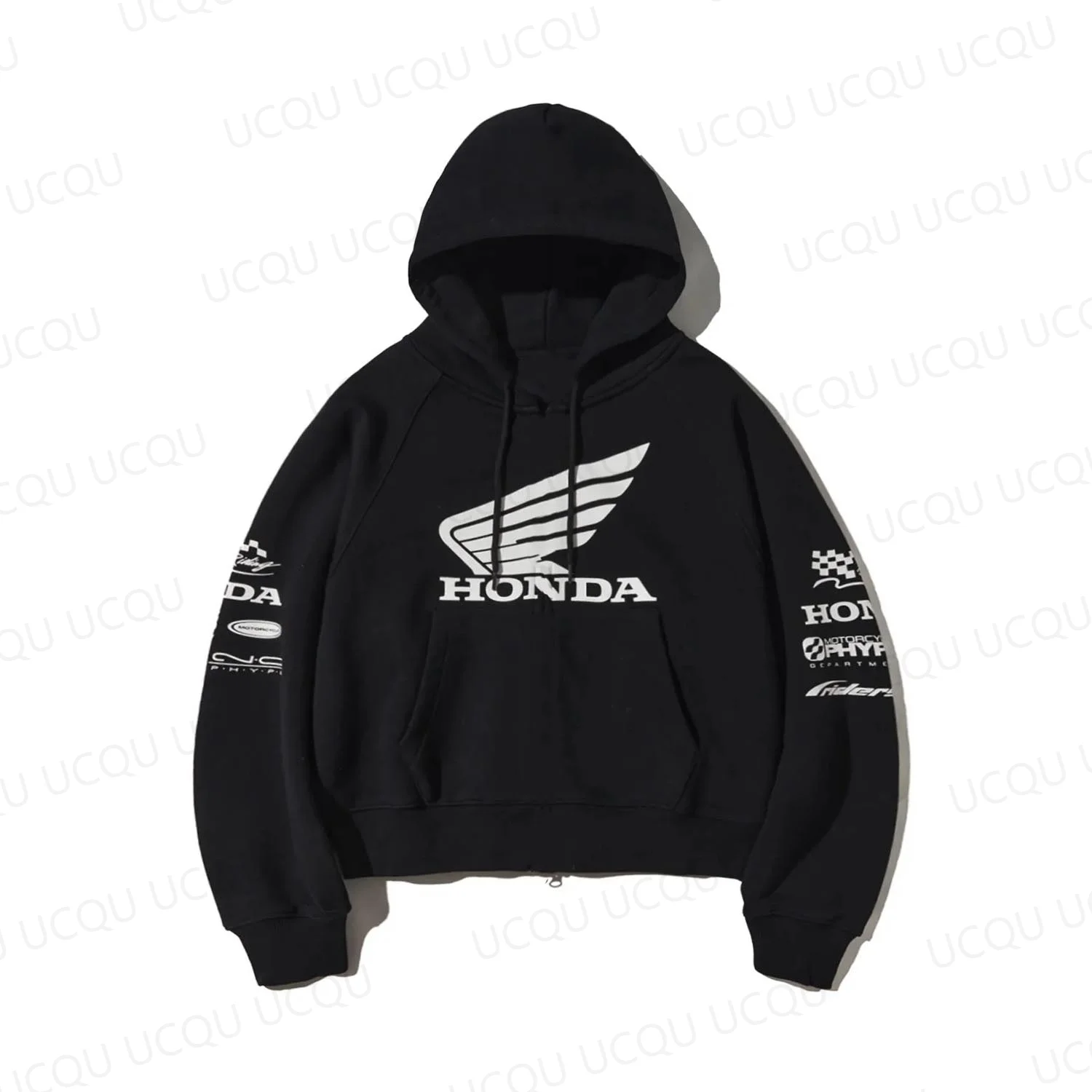 

Honda Racing Logo Hoodie Long Sleeve Pullover Sweatshirt Moto Team Apparel Biker Streetwear Casual Motorcycle Sportswear Top