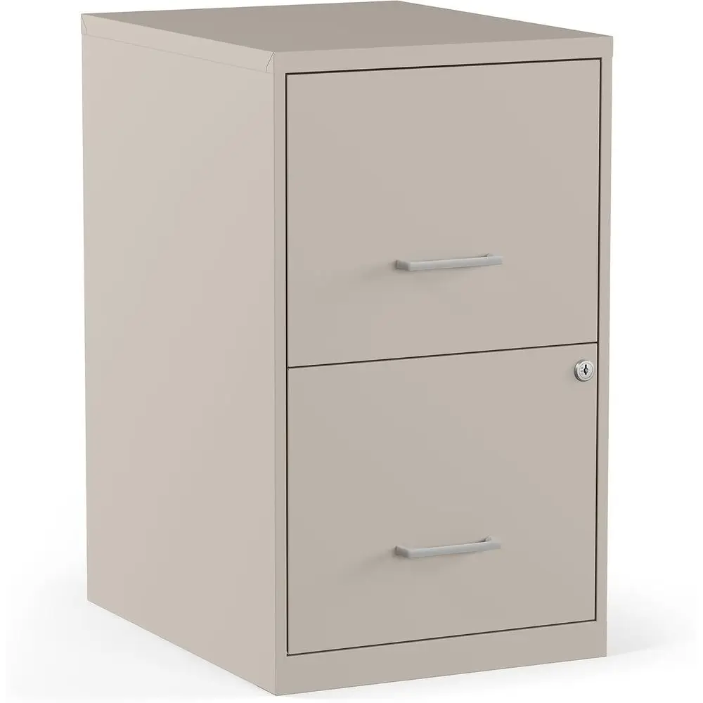 

2-Drawer Letter/Legal File Cabinet with Locking, Putty Color