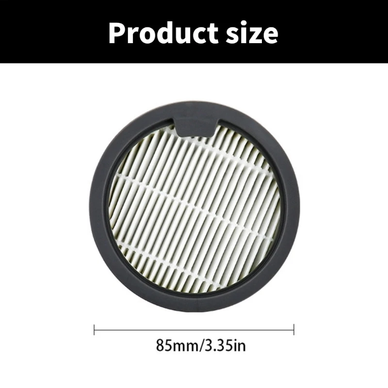 3 Pack Effective Vacuum Cleaner Filter Replacement Part Vacuum Filter ABS Texture Spare Part for Home and Commercial Dropship