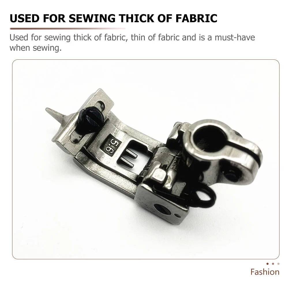 

Stainless Steel Flat Seaming Presser Foot High Durability Sewing Machine Tool for Seamless Joints Smooth Stitching