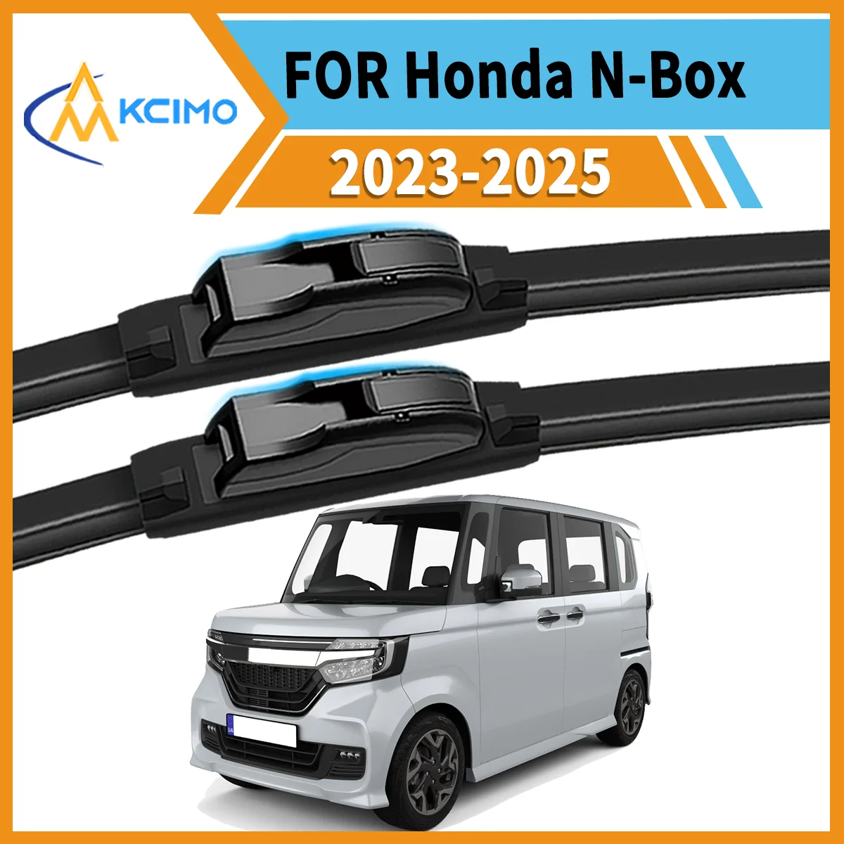 

Drive Confidently 2PCS Premium Wiper Blades for Honda N-Box JF5/6 2023-2025 All-Season Clarity Strong Frame Smooth Wipe