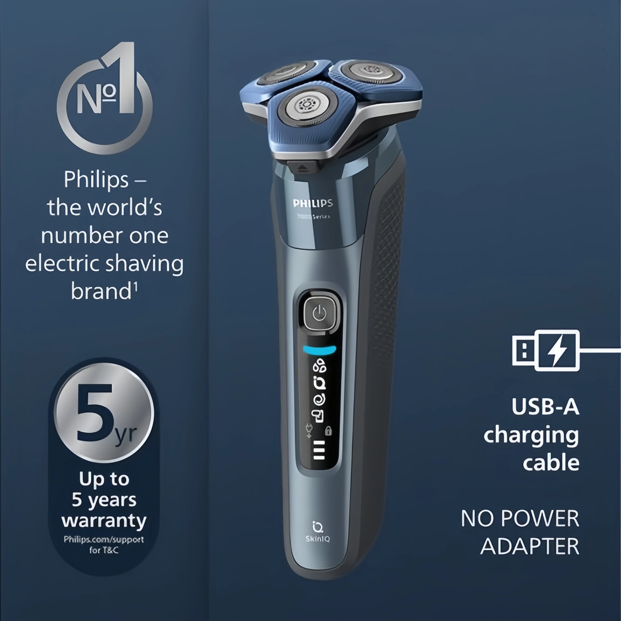 فيليبس نوريلكو S7782، رطب/جاف، بدون عبوة أصلية، علامة تجارية جديدة أصلية