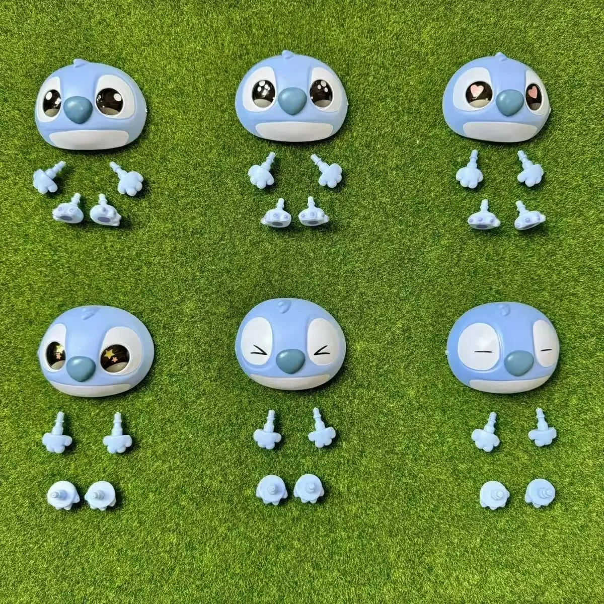 Disney-caja ciega de la serie Lilo Stitch Eat Algo Before Sleep, juguete de vinilo, cara de muñeca, manos y pies, accesorios de juguete DIY, regalo