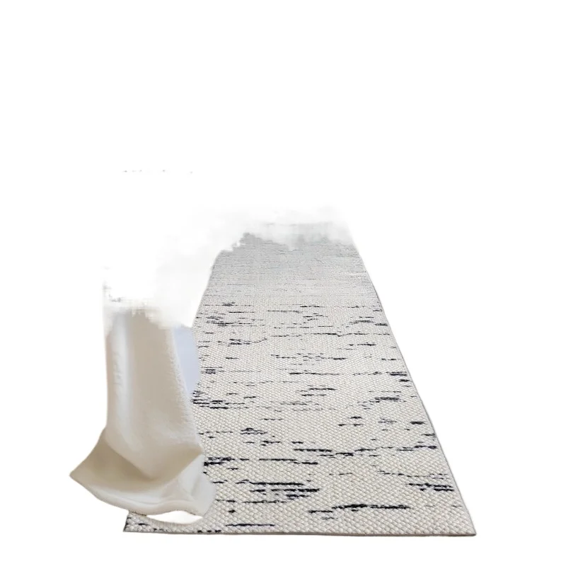 Bedside blanket, bedroom living room wool carpet, light luxury high-end room bedside, floor mat
