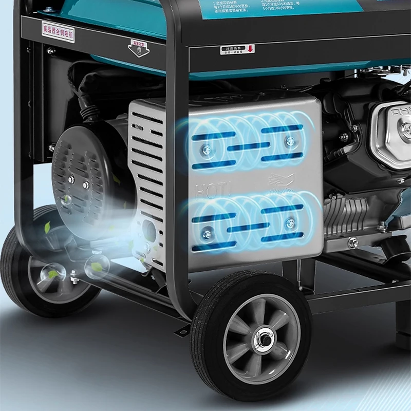 220V Household Small-Scale 3/5.5/6.5/8KW Single-Phase Outdoor Generator Factory-Original (Customized) Fuel-Powered Generator