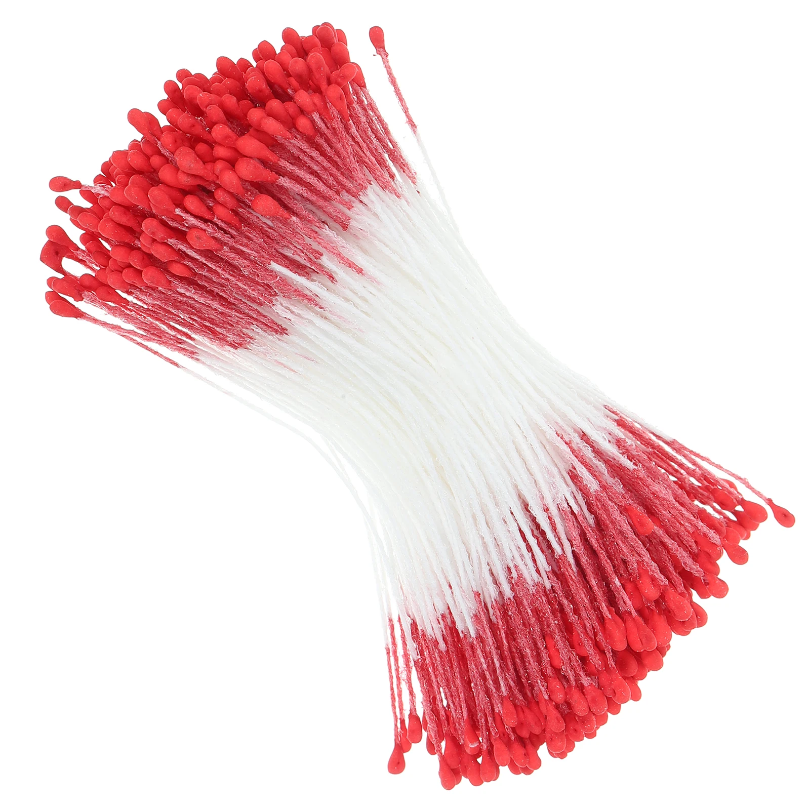 

4 Colors 1mm Matte Simulated Flower Pistils Red White Yellow DIY Crafts Decor Bulk Floral Making Materials