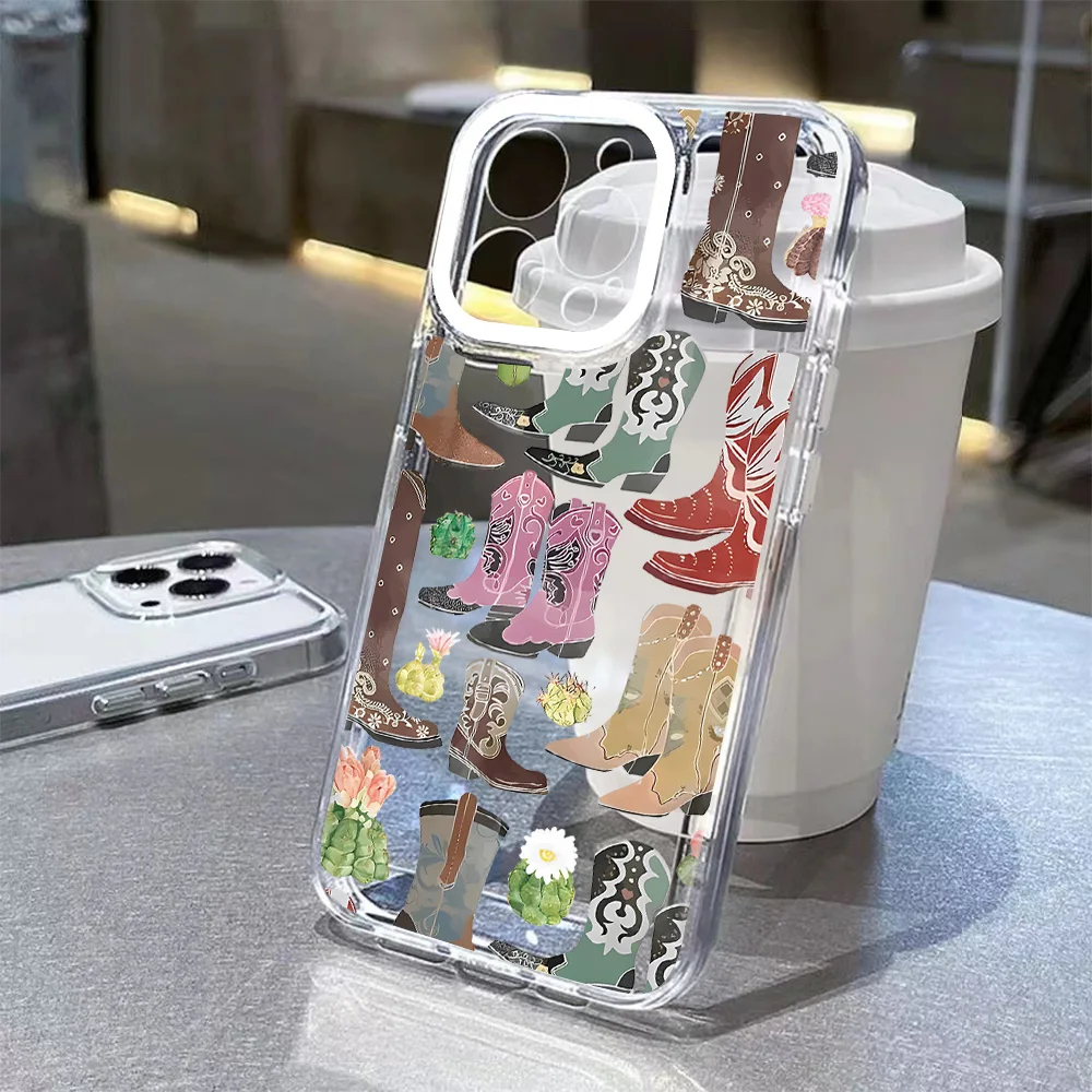 

Western Cowgirl Boots Phone Case For Samsung Galaxy S26 S23 S24 S22 S25 Ultra Plus Cover For Galaxy S25+ S24+ S23+ S26+ S22+