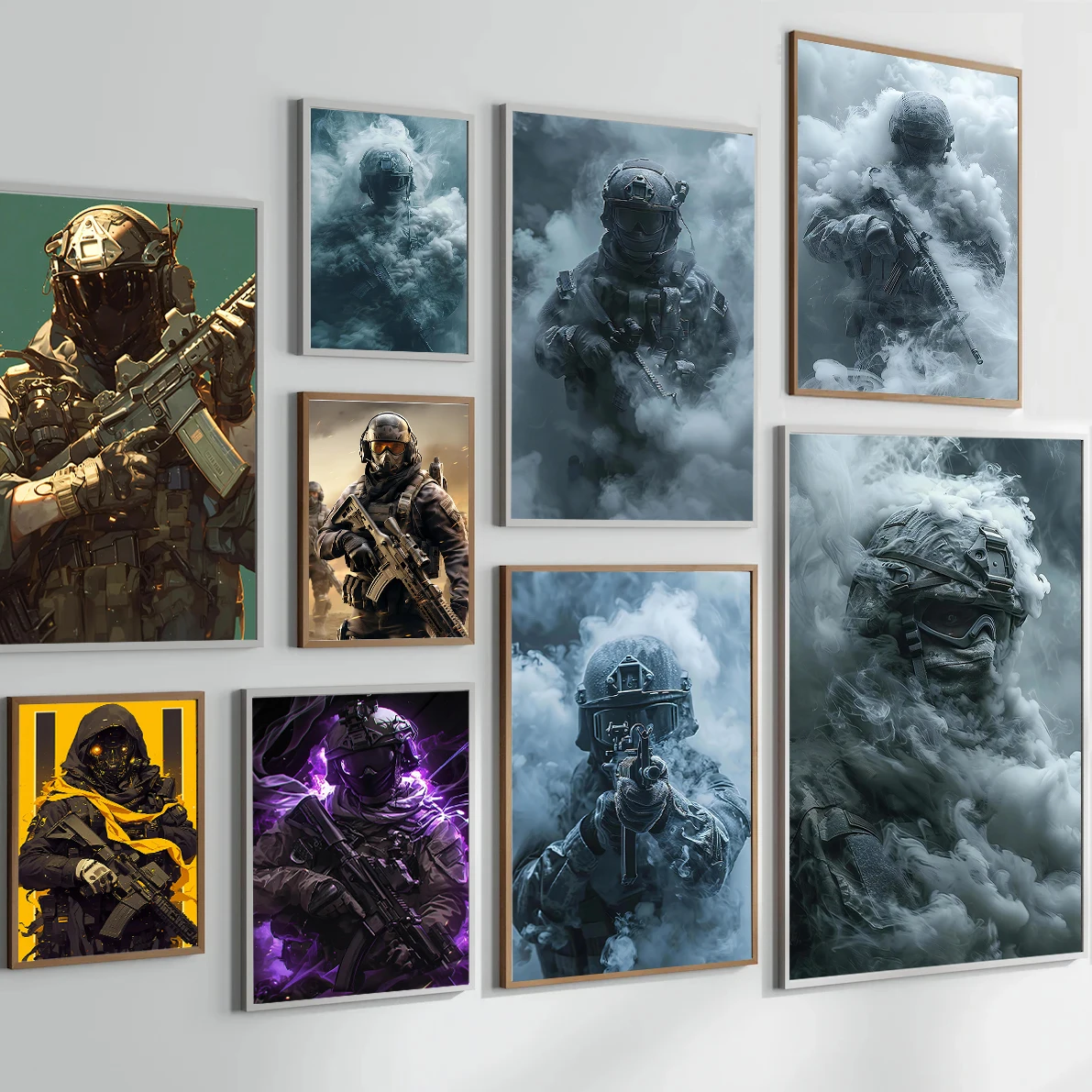 

Shooter Game Call of Duty Poster Simon Riley HD Print Modern Wall Art Picture Living Room Bedroom Decor Gift Canvas Painting