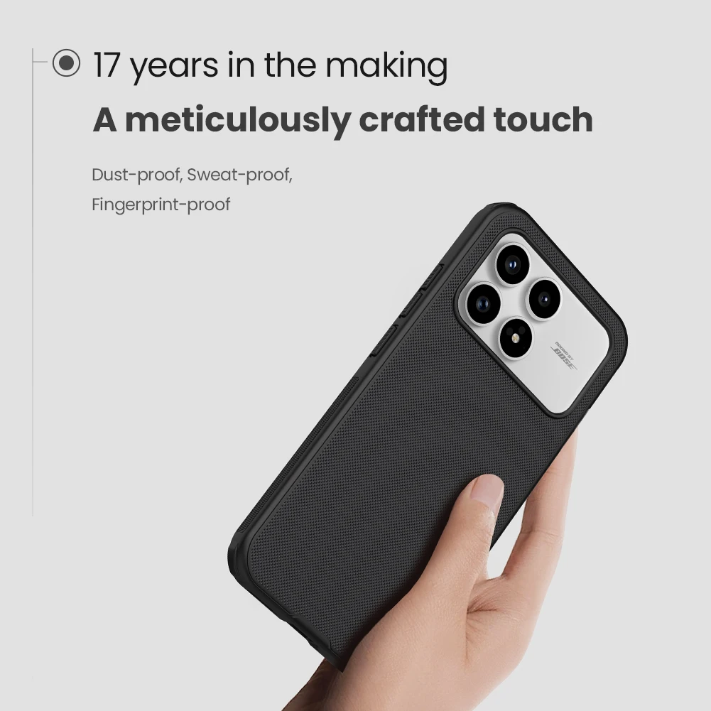 Für Poco F8 Pro Hülle NILLKIN Passgenaue Hülle Hochwertige Super Frosted Shield Hülle für Poco F8 Pro Matte PC-Abdeckung – Detail 10