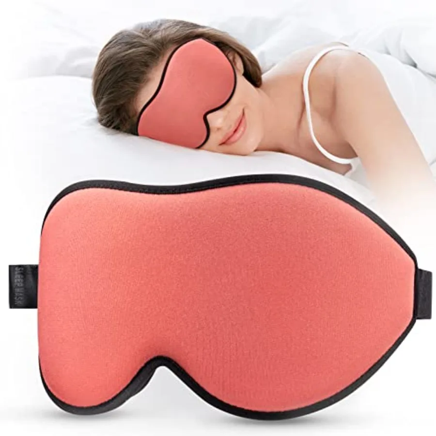 

Sleep Masks for Women, Sleep Eye Mask for Sleeping, Comfortable Night Sleeping Mask, Soft Contoured Eye Cover for Sleeping with