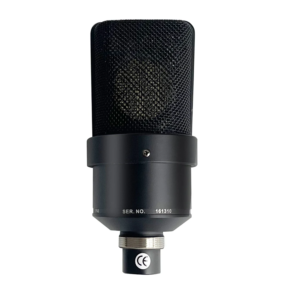 Tml 103 microfone condensador de estúdio, conector xlr com fio de metal, baixo ruído, cristal-transparente, instrumento vocal, gravação, uso em palco