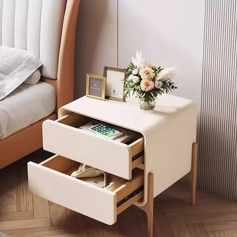 Minimalist Storage Night Table Bedroom Modern Nordic Luxury Night Table Trendy Drawer Muebles Para El Hogar Home Furniture