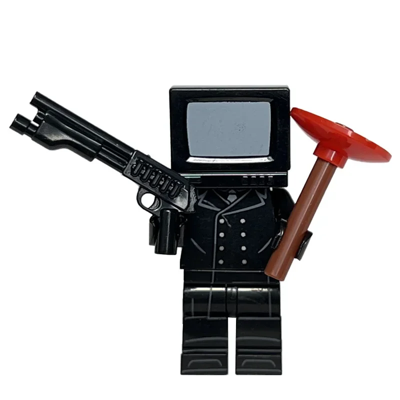 Blocos de construção das crianças brinquedo mini figura bonecas humanóides personagem dos desenhos animados presente aniversário playset educacional para crianças