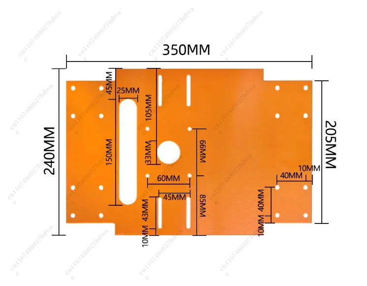 Multifunctional Woodworking Guide Rail Marble Machine Guide Rail Trimming Machine Floor Bakelite Base Tile Carpentry Hand Push