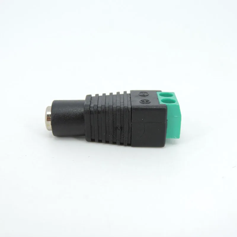 5pcs DC Power Male female Plug 5V 12V 2.5 x 5.5 5.5*2.5mm Jack Adapter terminal Connector Plug for CCTV single color LED Light t