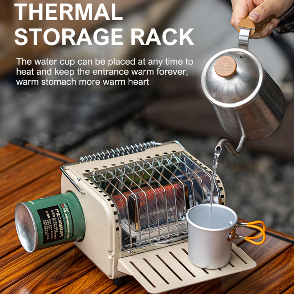 

Портативная газовая плита для кемпинга, мини-печь бездымная, маленький бутановый газовый обогреватель, грелка для рук для кемпинга на природе, в автомобиле, рыбалки