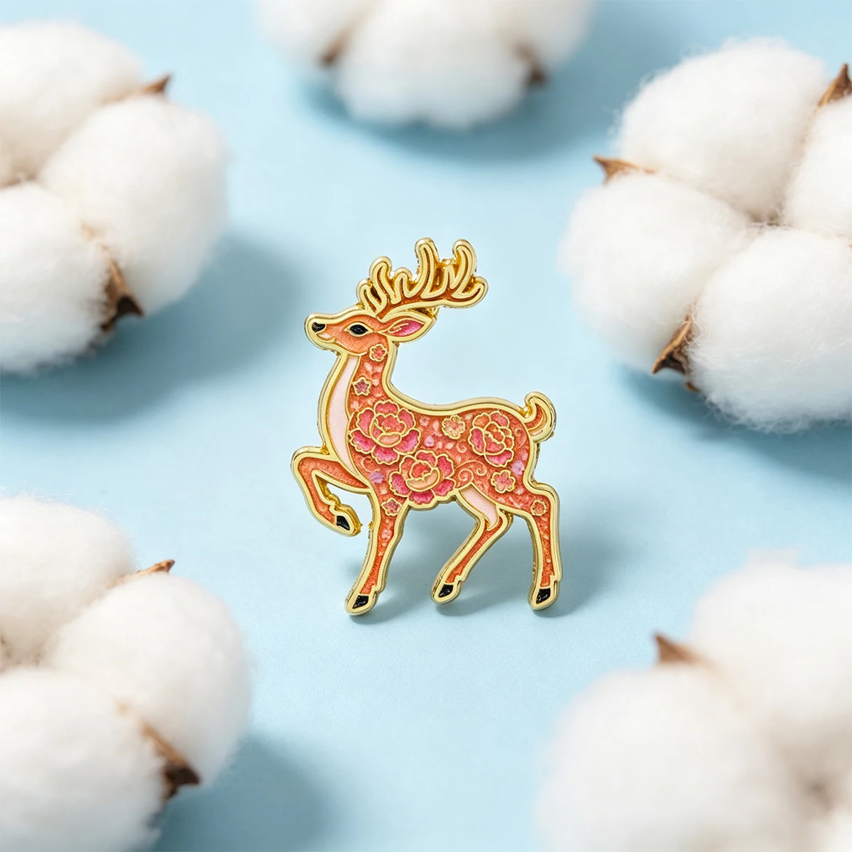 Deer Dog Enamel Pins Cute Animal Figure Brooch Lapel Pin Badge on Backpack Clothing Accessories Fashion Jewelry Party Gifts