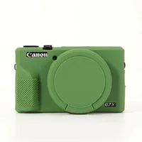 Camera Bag for Canon G7X3 Silicone Case Protective Cover G7X Mark III Lens Cap Soft Shell Shockproof Dustproof 3
