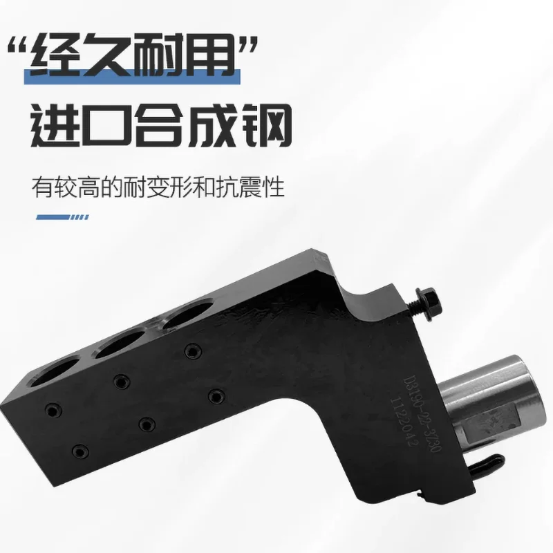 1-to-3 Driven Tool Holder for Swiss CNC Lathe, Front & Back Installation, 2/3 Axis, Single & Bidirectional Side Milling