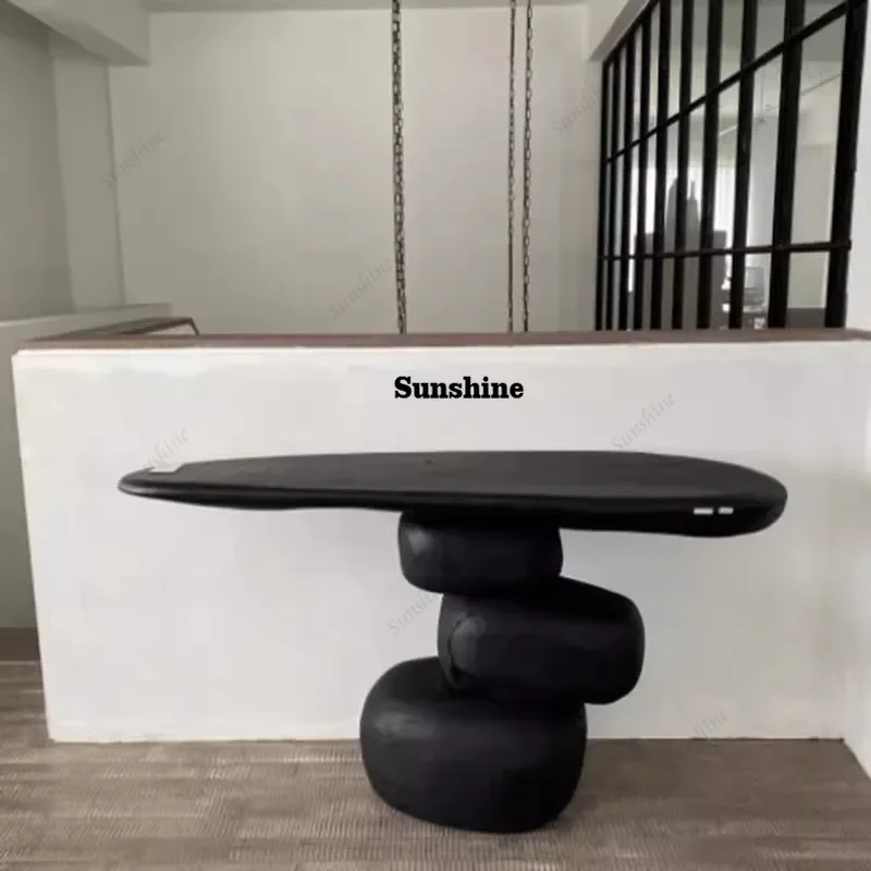 

Creative Minimalist Style Entryway Table Nordic Designers Artistic Creativity Key Vase Table Corridor Aisle Irregular Art Table